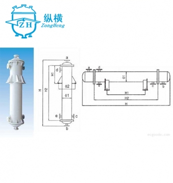 錫林郭勒盟石墨改性聚丙烯列管式換熱器冷凝器