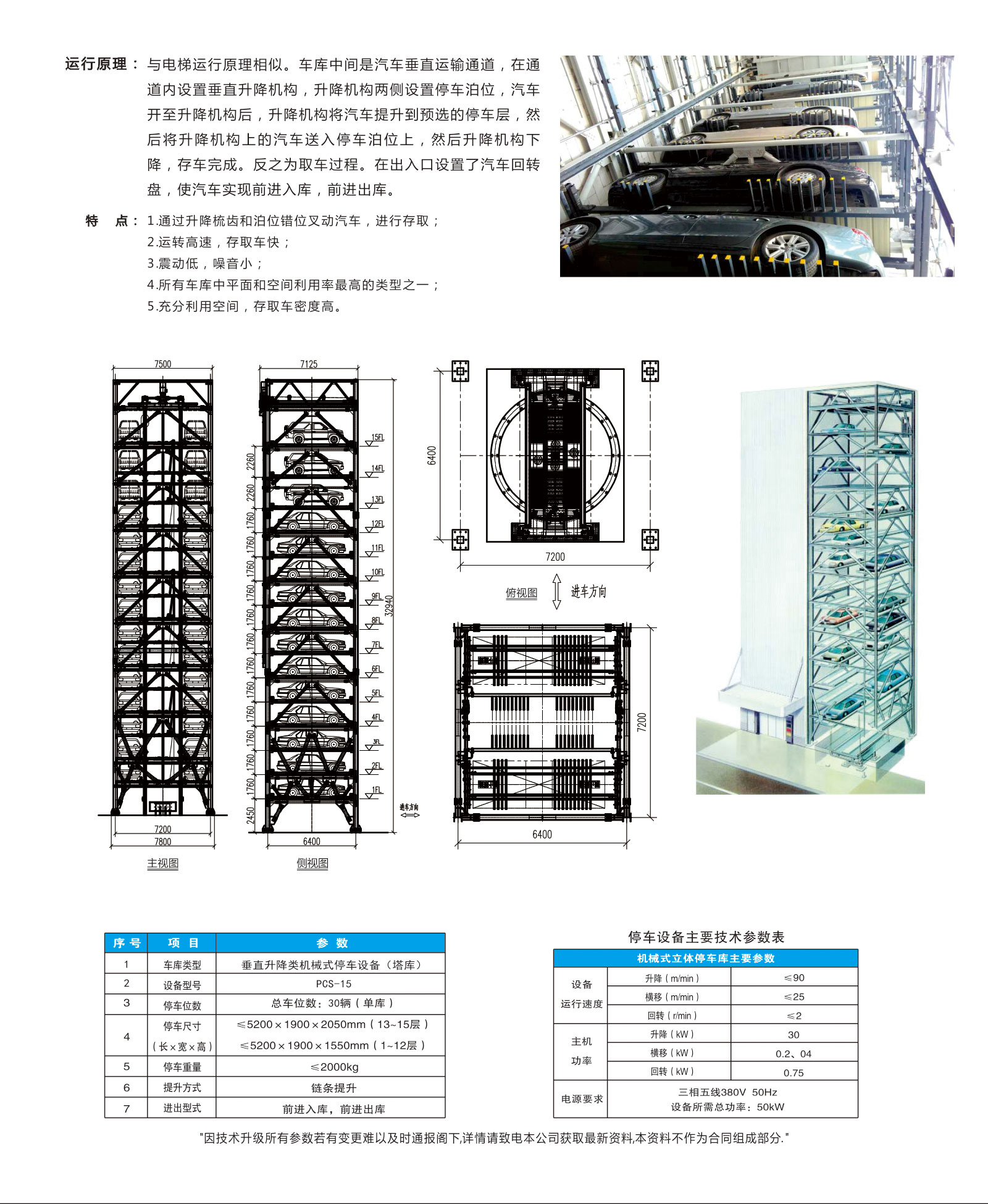 PCS-15 垂直升降車(chē)庫(kù)