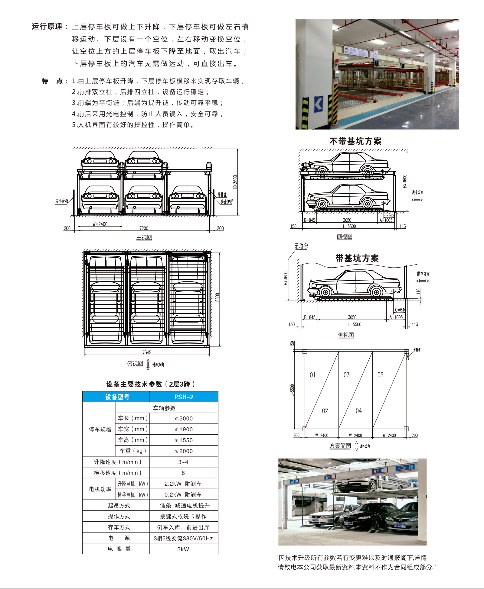 PSH-2 二層升降橫移車庫（型號三）